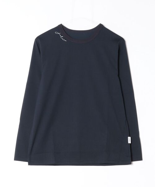 Julier Yoga and Relax(ジュリエヨガアンドリラックス)の「Julier コンディショニングロングスリーブTee(Tシャツ/カットソー・レディース・ホワイト/ネイビー・1/2)」の12枚目の写真