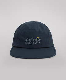 QS（キュース）の「ランナーズ 軽量ナイロン キャンプキャップ - ネイビー（キャップ）」
