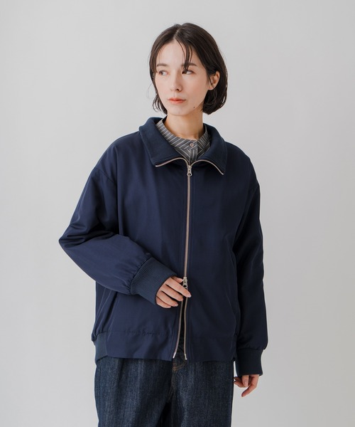 Kelen(ケレン)の「「KELEN / ケレン」バックタックハイネックブルゾン(ブルゾン・レディース・ブラウン/ネイビー/ブラック・S/M)」の3枚目の写真