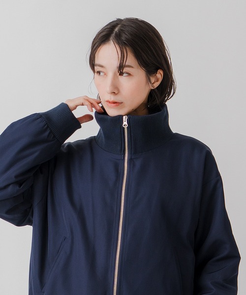 Kelen(ケレン)の「「KELEN / ケレン」バックタックハイネックブルゾン(ブルゾン・レディース・ブラウン/ネイビー/ブラック・S/M)」の18枚目の写真