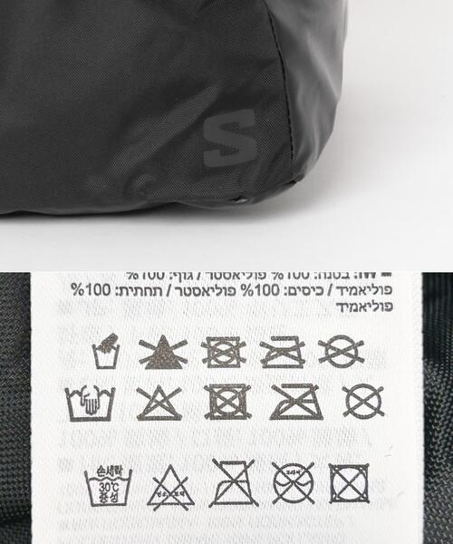SALOMON(サロモン)の「SALOMON EXTENDED TOTEBAG SMALL(トートバッグ・メンズ・ブラック・FREE)」の8枚目の写真