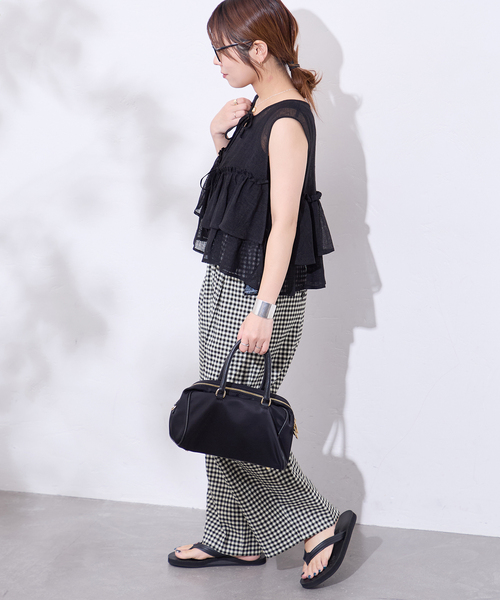 JOURNAL STANDARD(ジャーナルスタンダード)の「《追加》ウォッシャブルC/LIVIS ワイドパンツ(その他パンツ・レディース・ブラック系その他/ブラック・34/44)」の22枚目の写真