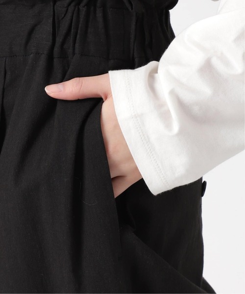JOURNAL STANDARD(ジャーナルスタンダード)の「《追加》ウォッシャブルC/LIVIS ワイドパンツ(その他パンツ・レディース・ブラック系その他/ブラック・34/44)」の4枚目の写真