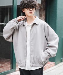 Rocky Monroe（ロッキーモンロー）の「オーバーサイズドルマンスリーブレギュラーカラーショートブルゾン（ブルゾン）」