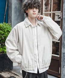 Rocky Monroe（ロッキーモンロー）の「オーバーサイズドルマンスリーブレギュラーカラーショートブルゾン（ブルゾン）」