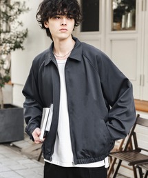 Rocky Monroe（ロッキーモンロー）の「オーバーサイズドルマンスリーブレギュラーカラーショートブルゾン（ブルゾン）」