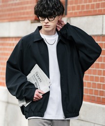 Rocky Monroe（ロッキーモンロー）の「オーバーサイズドルマンスリーブレギュラーカラーショートブルゾン（ブルゾン）」