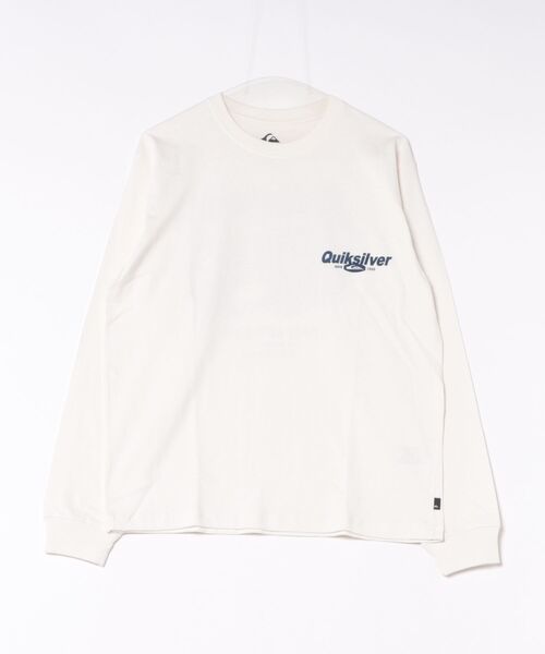 Quiksilver（クイックシルバー）の「QUIKSILVER メンズ DEEP HOUSE LT ロンT コットン100% 【2026年秋冬モデル】（Tシャツ/カットソー・メンズ・ホワイト/ブラック/イエロー・MEDIUM/LARGE/X-LARGE）」の2枚目の写真