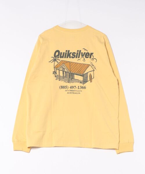 Quiksilver（クイックシルバー）の「QUIKSILVER メンズ DEEP HOUSE LT ロンT コットン100% 【2026年秋冬モデル】（Tシャツ/カットソー・メンズ・ホワイト/ブラック/イエロー・MEDIUM/LARGE/X-LARGE）」の4枚目の写真
