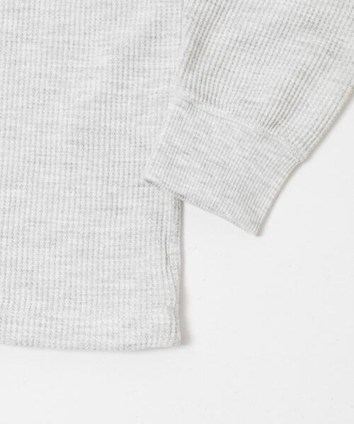 URBAN RESEARCH DOORS(アーバンリサーチドアーズ)の「DRYMIXワッフル ドロスト ロングスリーブ Tシャツ(Tシャツ/カットソー・メンズ・ライトグレー/ブラウン/ネイビー・MEDIUM/LARGE)」の6枚目の写真