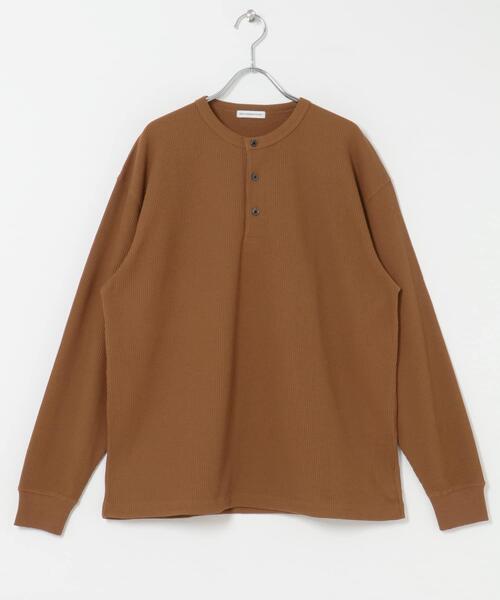URBAN RESEARCH DOORS(アーバンリサーチドアーズ)の「DRYMIXワッフル ドロスト ロングスリーブ Tシャツ(Tシャツ/カットソー・メンズ・ライトグレー/ブラウン/ネイビー・MEDIUM/LARGE)」の13枚目の写真