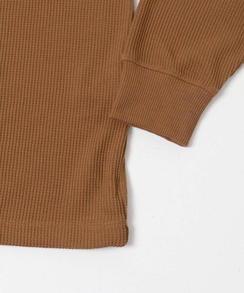 URBAN RESEARCH DOORS(アーバンリサーチドアーズ)の「DRYMIXワッフル ドロスト ロングスリーブ Tシャツ(Tシャツ/カットソー・メンズ・ライトグレー/ブラウン/ネイビー・MEDIUM/LARGE)」の14枚目の写真