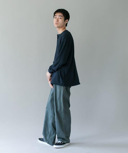 URBAN RESEARCH DOORS(アーバンリサーチドアーズ)の「DRYMIXワッフル ドロスト ロングスリーブ Tシャツ(Tシャツ/カットソー・メンズ・ライトグレー/ブラウン/ネイビー・MEDIUM/LARGE)」の20枚目の写真
