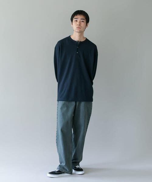 URBAN RESEARCH DOORS(アーバンリサーチドアーズ)の「DRYMIXワッフル ドロスト ロングスリーブ Tシャツ(Tシャツ/カットソー・メンズ・ライトグレー/ブラウン/ネイビー・MEDIUM/LARGE)」の21枚目の写真