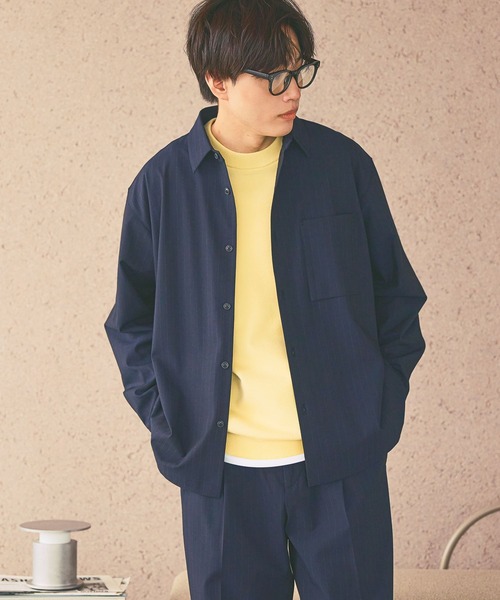 GLOBAL WORK(グローバルワーク)の「URBAN SHIRTS/680677(シャツ/ブラウス・メンズ・サックスブルー/ブラック/ブラウン/ベージュ系その他3/グレー系その他6/グレー系その他3/キャメル/ダークブルー・SMALL/X-LARGE/LARGE/MEDIUM)」の7枚目の写真