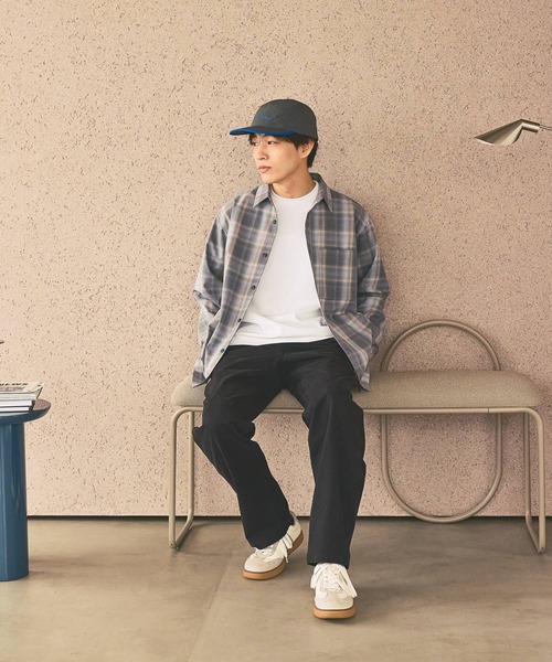 GLOBAL WORK(グローバルワーク)の「URBAN SHIRTS/680677(シャツ/ブラウス・メンズ・サックスブルー/ブラック/ブラウン/ベージュ系その他3/グレー系その他6/グレー系その他3/キャメル/ダークブルー・SMALL/X-LARGE/LARGE/MEDIUM)」の9枚目の写真