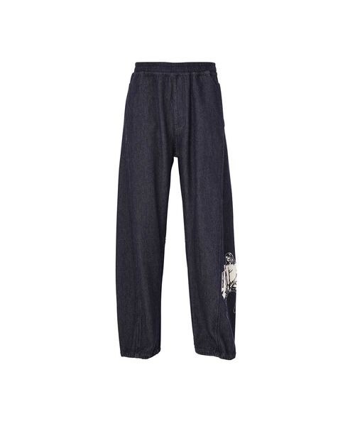 HYSTERIC GLAMOUR(ヒステリックグラマー)の「UP DOWN GIRL デニムイージーパンツ(その他パンツ・メンズ・ライトインディゴブルー/トップグレー/チャコールグレー・LARGE/MEDIUM/SMALL)」の1枚目の写真