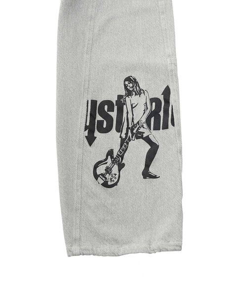 HYSTERIC GLAMOUR(ヒステリックグラマー)の「UP DOWN GIRL デニムイージーパンツ(その他パンツ・メンズ・ライトインディゴブルー/トップグレー/チャコールグレー・LARGE/MEDIUM/SMALL)」の6枚目の写真