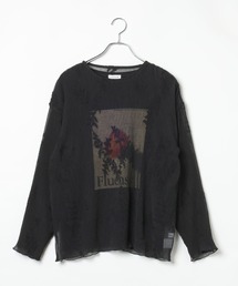 LEPSIM | シアープリーツ長袖プリント《2点セット》1074972(Tシャツ/カットソー)