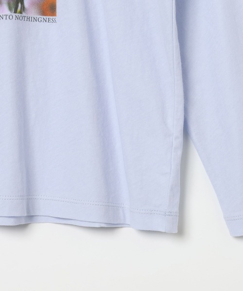LEPSIM(レプシィム)の「シアープリーツ長袖プリント《2点セット》1074972(Tシャツ/カットソー・レディース・ブラック/ライトブルー/オフホワイト・FREE)」の9枚目の写真