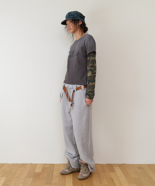 THEVINYLHOUSE(ザバイニルハウス)の「BELTED DETAIL SWEAT PANTS GREY(スウェットパンツ・メンズ・その他・SMALL/MEDIUM/LARGE)」の6枚目の写真