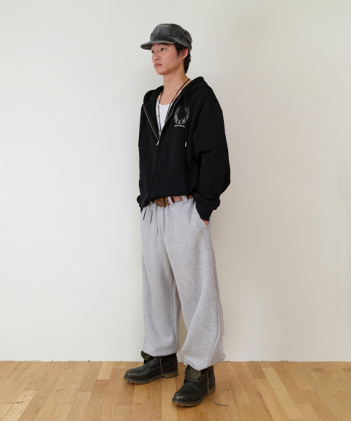 THEVINYLHOUSE(ザバイニルハウス)の「BELTED DETAIL SWEAT PANTS GREY(スウェットパンツ・メンズ・その他・SMALL/MEDIUM/LARGE)」の7枚目の写真