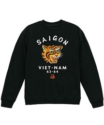 Ol' Basics(オール・ベーシックス) トレーナー メンズ スウェット 虎 タイガー SAIGON ロゴ プリント スウェットシャツ スエット プルオーバー トップス アメカジ レディース ユニセックス