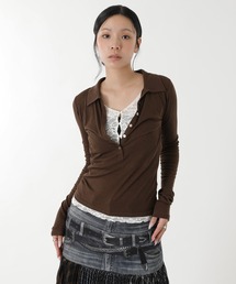 LAYERED POLO FMN-26AW-CS001