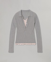 LAYERED POLO FMN-26AW-CS001