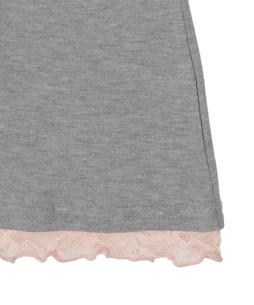 forget-me-nots(フォーゲットミーノッツ)の「LAYERED POLO FMN-26AW-CS001(シャツ/ブラウス・レディース・グレー/ブラウン・FREE)」の13枚目の写真