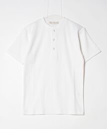 コンパクトヘンリーネックTシャツ 半袖