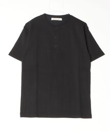 コンパクトヘンリーネックTシャツ 半袖