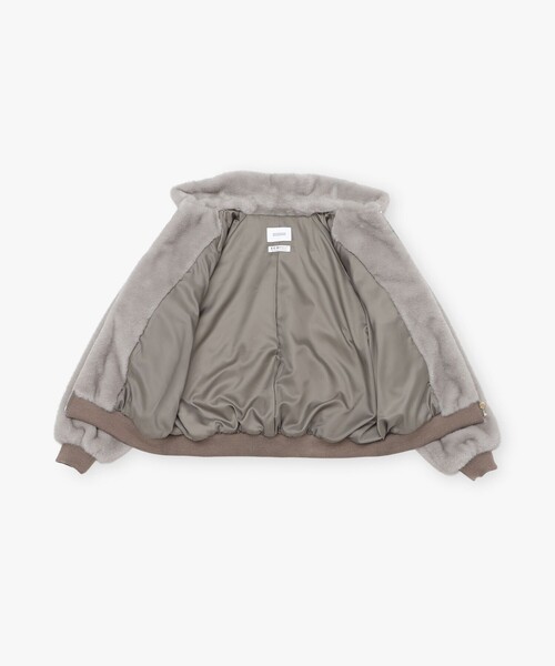 MACKINTOSH PHILOSOPHY(マッキントッシュ フィロソフィー)の「【Hollins(ホリンズ)】エコファーブルゾン(ブルゾン・レディース・ブラウン系その他4/グレー系その他2・36/38)」の10枚目の写真