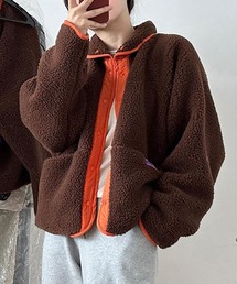 リバーシブルフリースジャケット