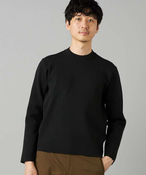 COMME CA MEN（コムサメン）の「ベーシックニット クループルオーバー（ニット/セーター・メンズ・ネイビー/ワイン/グレー/ブラック・L/M）」の2枚目の写真