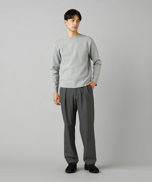 COMME CA MEN（コムサメン）の「ベーシックニット クループルオーバー（ニット/セーター・メンズ・ネイビー/ワイン/グレー/ブラック・L/M）」の7枚目の写真