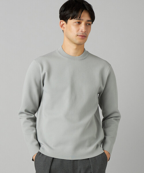 COMME CA MEN（コムサメン）の「ベーシックニット クループルオーバー（ニット/セーター・メンズ・ネイビー/ワイン/グレー/ブラック・L/M）」の9枚目の写真