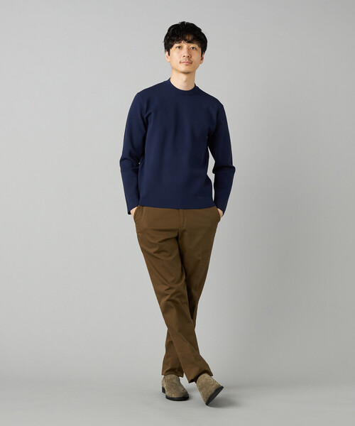 COMME CA MEN（コムサメン）の「ベーシックニット クループルオーバー（ニット/セーター・メンズ・ネイビー/ワイン/グレー/ブラック・L/M）」の16枚目の写真