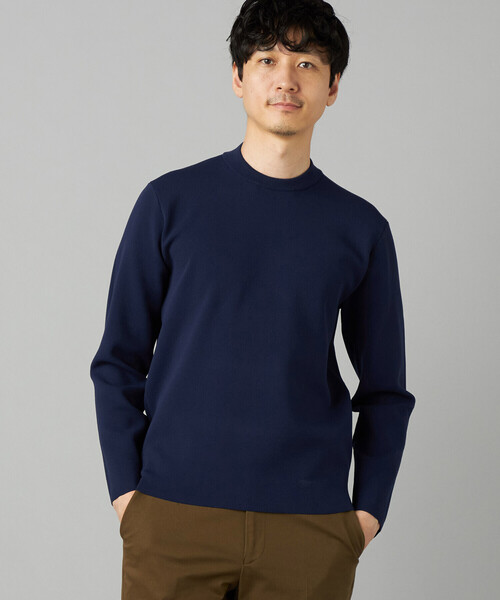 COMME CA MEN（コムサメン）の「ベーシックニット クループルオーバー（ニット/セーター・メンズ・ネイビー/ワイン/グレー/ブラック・L/M）」の17枚目の写真