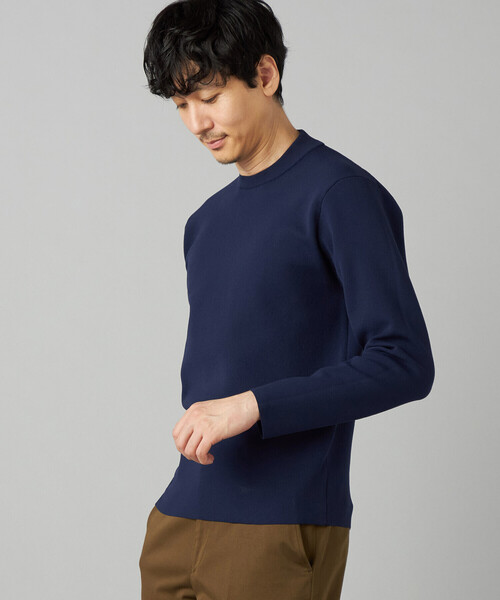 COMME CA MEN（コムサメン）の「ベーシックニット クループルオーバー（ニット/セーター・メンズ・ネイビー/ワイン/グレー/ブラック・L/M）」の18枚目の写真