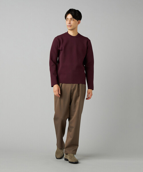 COMME CA MEN（コムサメン）の「ベーシックニット クループルオーバー（ニット/セーター・メンズ・ネイビー/ワイン/グレー/ブラック・L/M）」の19枚目の写真