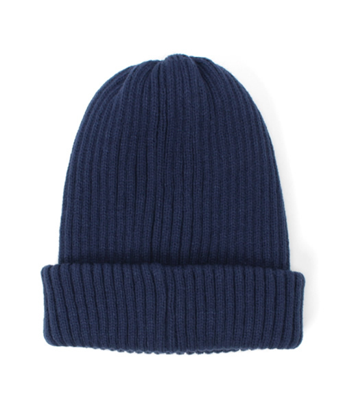 WEGO（ウィゴー）の「WEGO/リブニットキャップ（ニットキャップ/ビーニー・メンズ・ホワイト/ブルー/杢グレー/ネイビー/ブラック・FREE）」の6枚目の写真