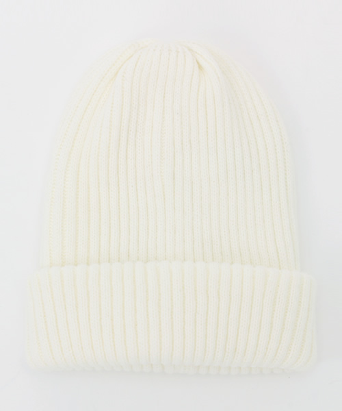 WEGO（ウィゴー）の「WEGO/リブニットキャップ（ニットキャップ/ビーニー・メンズ・ホワイト/ブルー/杢グレー/ネイビー/ブラック・FREE）」の15枚目の写真