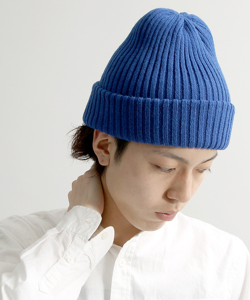 WEGO（ウィゴー）の「WEGO/リブニットキャップ（ニットキャップ/ビーニー・メンズ・ホワイト/ブルー/杢グレー/ネイビー/ブラック・FREE）」の13枚目の写真