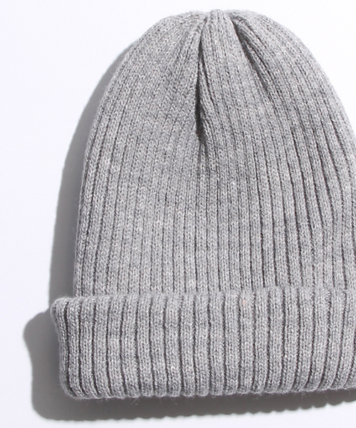 WEGO（ウィゴー）の「WEGO/リブニットキャップ（ニットキャップ/ビーニー・メンズ・ホワイト/ブルー/杢グレー/ネイビー/ブラック・FREE）」の11枚目の写真