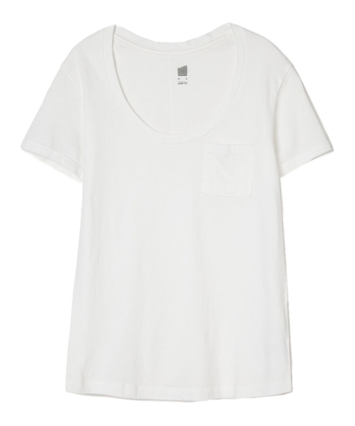 COLONY 2139（コロニートゥーワンスリーナイン）の「コットンベーシック ラウンドクルーネック半袖TEE（Tシャツ/カットソー・レディース・オフホワイト/スミクロ/グレー・MEDIUM/SMALL/LARGE）」の7枚目の写真