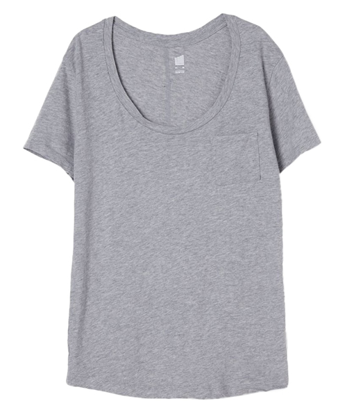 COLONY 2139（コロニートゥーワンスリーナイン）の「コットンベーシック ラウンドクルーネック半袖TEE（Tシャツ/カットソー・レディース・オフホワイト/スミクロ/グレー・MEDIUM/SMALL/LARGE）」の16枚目の写真