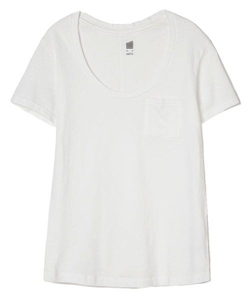 COLONY 2139（コロニートゥーワンスリーナイン）の「コットンベーシック ラウンドクルーネック半袖TEE（Tシャツ/カットソー・レディース・オフホワイト/スミクロ/グレー・MEDIUM/SMALL/LARGE）」の17枚目の写真