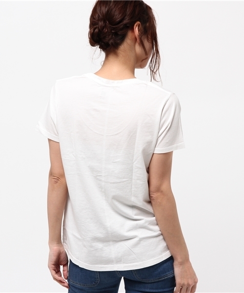 COLONY 2139（コロニートゥーワンスリーナイン）の「コットンベーシック ラウンドクルーネック半袖TEE（Tシャツ/カットソー・レディース・オフホワイト/スミクロ/グレー・MEDIUM/SMALL/LARGE）」の13枚目の写真