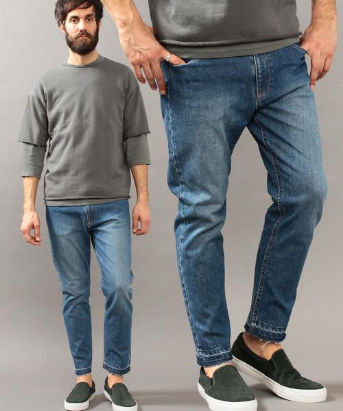 BEAUTY&YOUTH UNITED ARROWS(ビューティーアンドユースユナイテッドアローズ)の「BY ∴ デニム リメイク 5P パンツ◆(デニムパンツ・メンズ・ネイビー・28inch/30inch/32inch/34inch)」の1枚目の写真